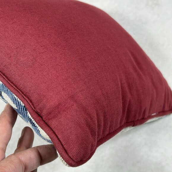 Tapestry Accent Pillow ‘Grandmothers Are Special’ Red Roses Ribbon 12 X 9 Gift - Picture 4 of 8